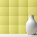 Solid pastel yellow kakelplatta<br><div class="desc">Solid color pastel yellow design.</div>