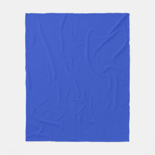 Solid Persian Blue Fleecefilt