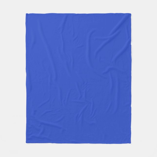 Solid Persian Blue Fleecefilt (Framsidan)
