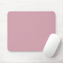 Solid, Plain Rosa Quartz Mousepad