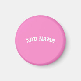 Solid Plain Taffy Baby Rosa Magnet