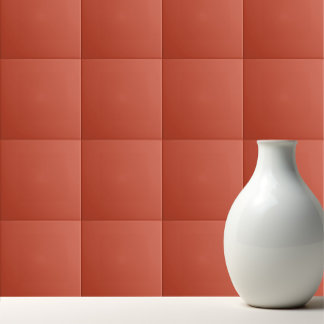 Solid red damask kakelplatta