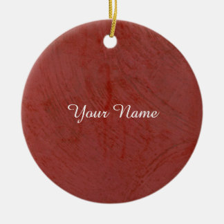Solid Red Julgransprydnad Keramik