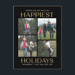 Solid ren julcollage julkort helg vykort<br><div class="desc">Fira säsongen med detta moderna och stilrena kort från Berry Berry Sweet. Besök berryberrysweet.com för stilfull pappershandel och personliga presenter!</div>