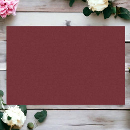 Solid Rik Burgundy Red