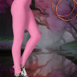 Solid Ro Rosa Leggings<br><div class="desc">En solid rosa som rör sig i en skugga som är en varm,  smickrande rosa i ro.</div>