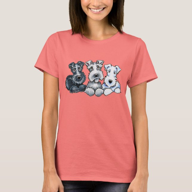 Solid Schnauzers T Shirt (Framsida)