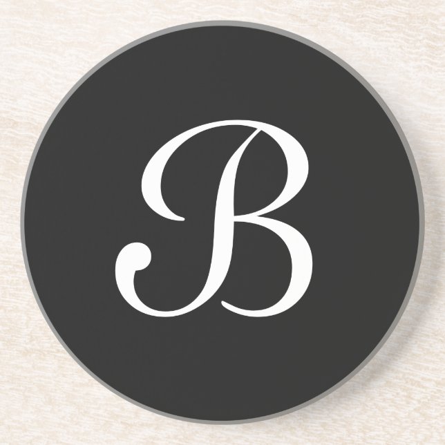 Solid Series - svartvitt underlägg Sandsten (Framsidan)