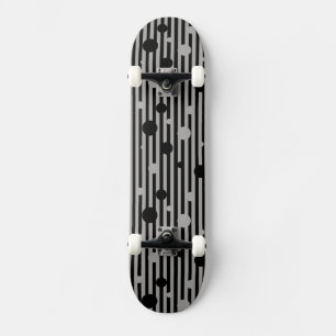 Solid Silver Mini Skateboard Bräda 18,5 Cm