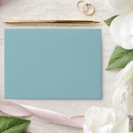Solid Soft Aqua Tone Envelope