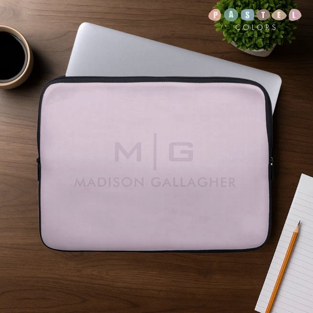 Solid Soft Light Pastel Lavender Purple Color Laptop Fodral (Solid Soft Light Pastel Lavender Purple Color Laptop Sleeve
)
