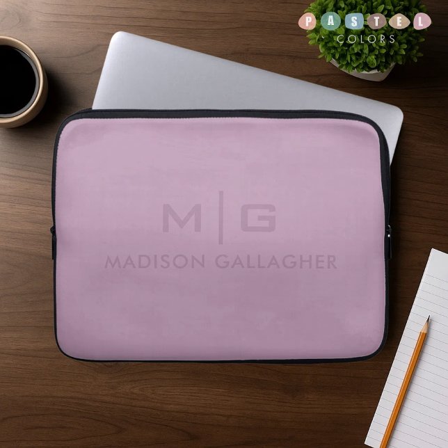 Solid Soft Light Pastel Lavender Purple Color Laptop Fodral (Solid Soft Light Pastel Lavender Purple Color Laptop Sleeve
)