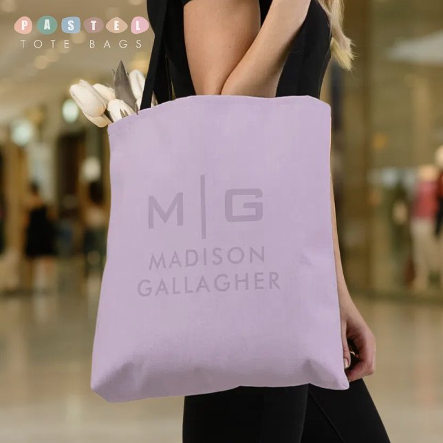 Solid Soft Light Pastel Lavender Purple Color Tygkasse (Solid Soft Light Pastel Lavender Purple Color Tote Bag
)