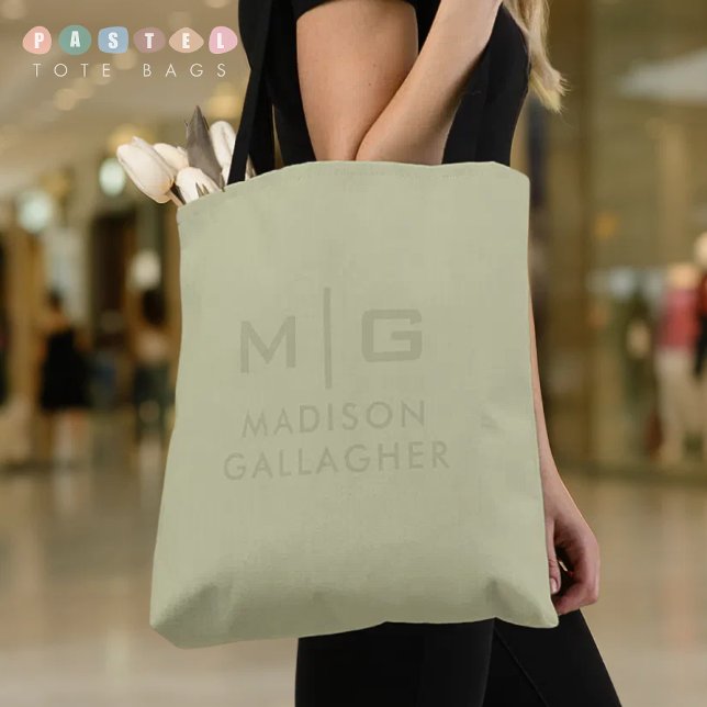 Solid Soft Light Pastel Sage Moss Green Color Tygkasse (Solid Soft Light Pastel Sage Moss Green Color Tote Bag
)