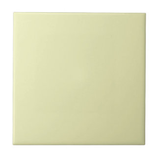 Solid Soft Pastel Yellow Tile Kakelplatta