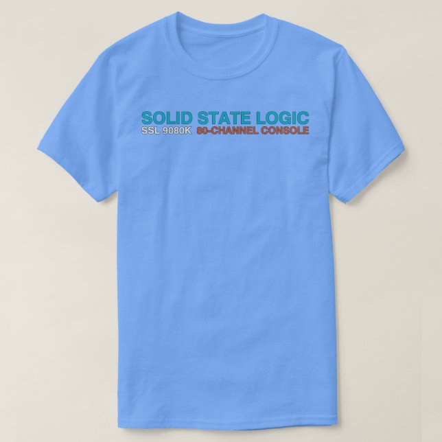 Solid State-logik, färgstark T Shirt (Design framsida)