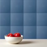 Solid steel blue kakelplatta<br><div class="desc">Solid color steel blue design.</div>