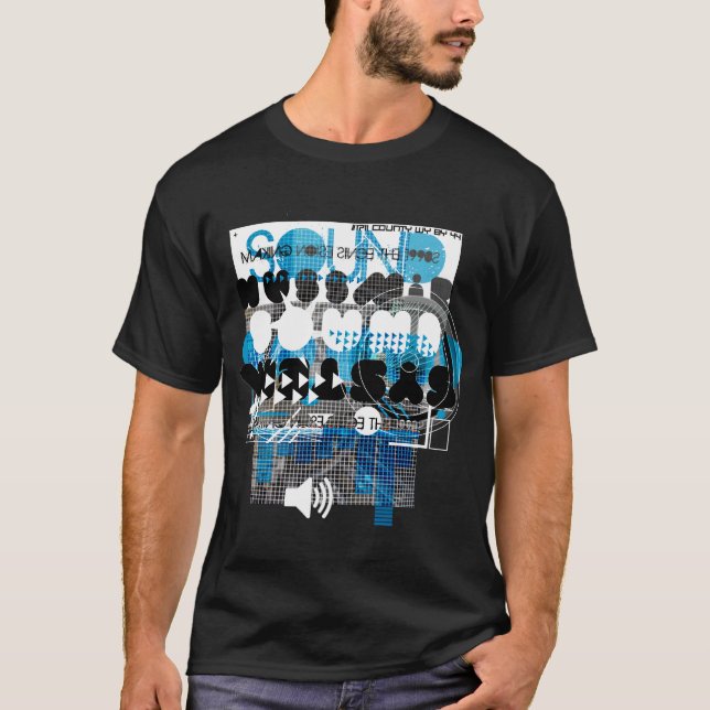 Solid systemmörk tee shirt (Framsida)