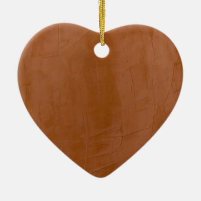 Solid Tangerine Julgransprydnad Keramik (Framsidan)