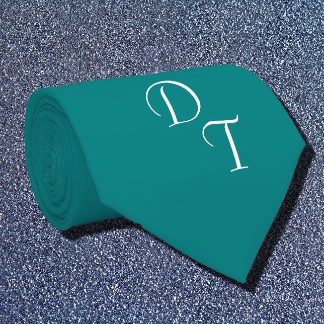 solid teal - dina monogram slips (Skapare uppladdad)
