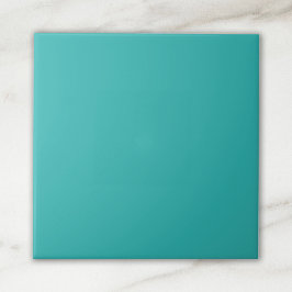 Solid Teal Färg Kakelplatta