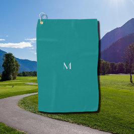 solid teal - lägg till monogram