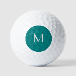 solid teal - monogrammad