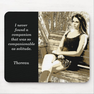 Solid - Thoreau-citat - musknapp Musmatta