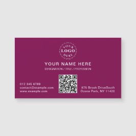 Solid Vin Magnetic Card med din info