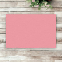 Solid Warm Rosa Enkel Elegant