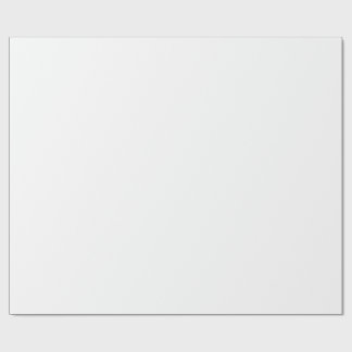 Solid White Customizable Wrapping Pap Presentpapper