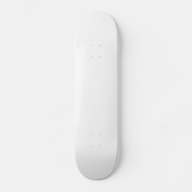 Solid White Skateboard (Framsida)