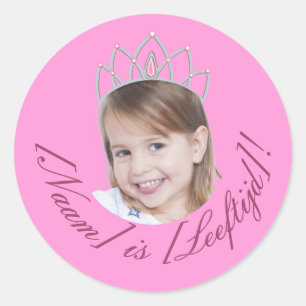 Solida Rosa Prinsessor Foto Klistermärke