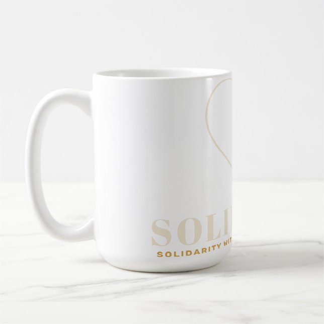 Solidarité Solidarite Paris Mugg (Vänster)