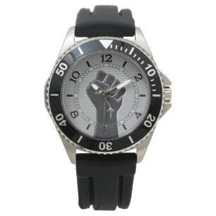 Solidaritet, första kolfiberdecor Stil-ringning Armbandsur