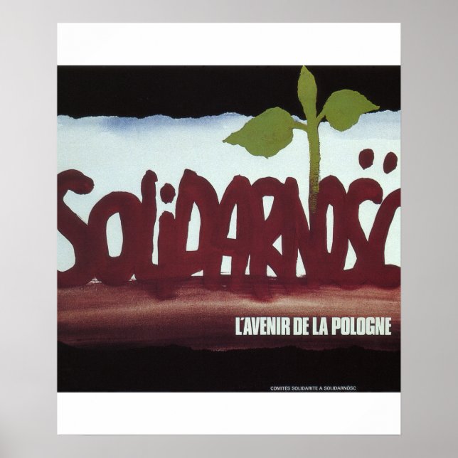 Solidaritet. Framtiden för Polen_Propaganda poster (Framsidan)
