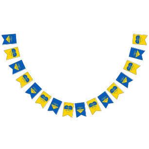 Solidaritet Hjärtat i Ukrainas Flagga