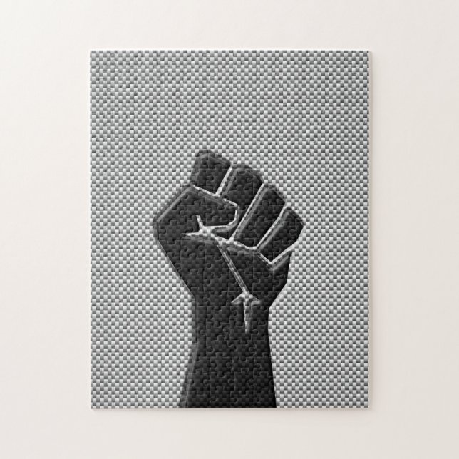 Solidaritet i koldioxidutskrift i Stil Pussel (Vertikal)