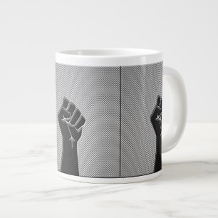 Solidaritet i kolfiber Stil Jumbo Mugg
