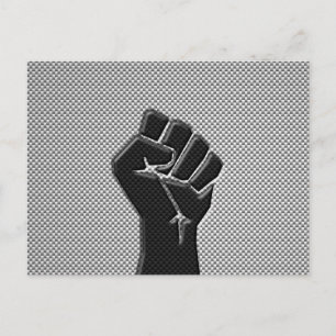 Solidaritet i kolfiber Stil Vykort