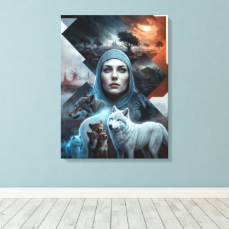 Solidaritet i natur canvastryck