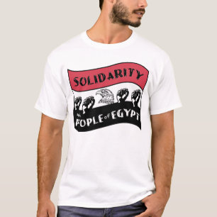 Solidaritet med Egyptens folk Tee Shirt