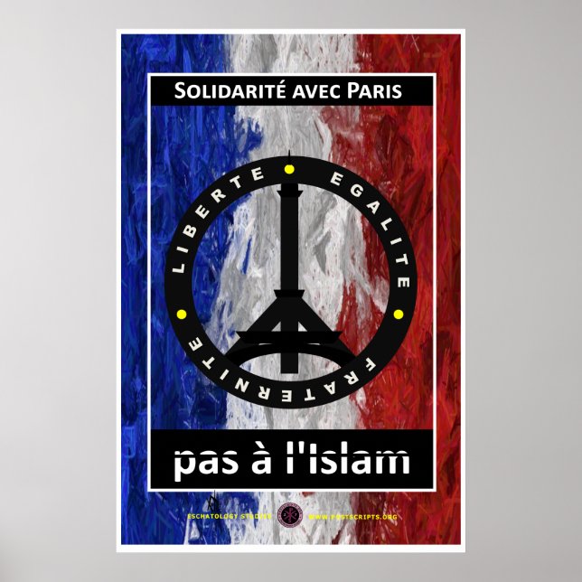 Solidaritet med Paris Poster (Framsidan)