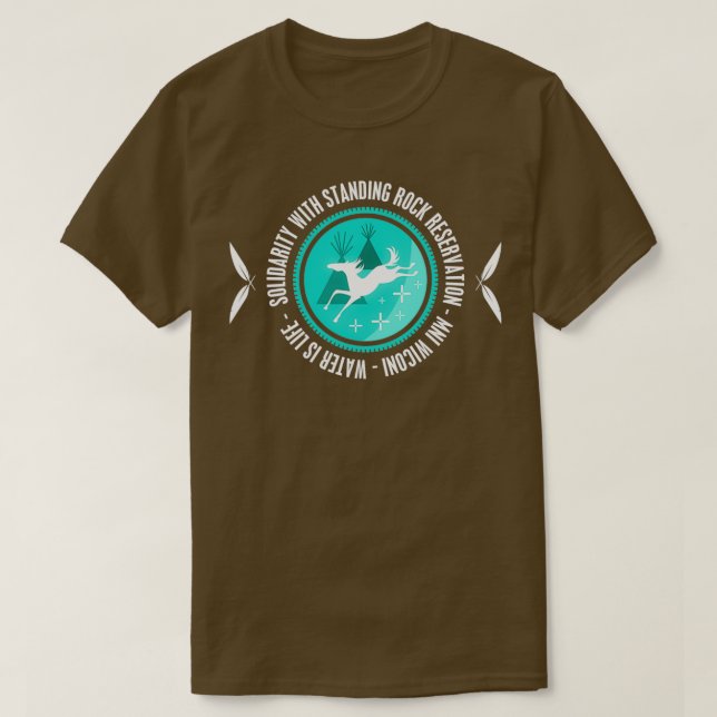 Solidaritet med Sten  T Shirt (Design framsida)