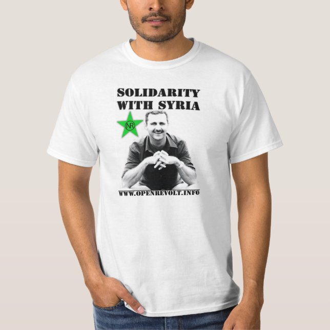 Solidaritet med Syrien T-shirt (Framsida)
