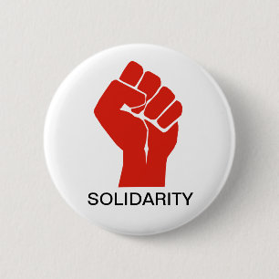Solidaritet med Wisconsin's Unions Knapp