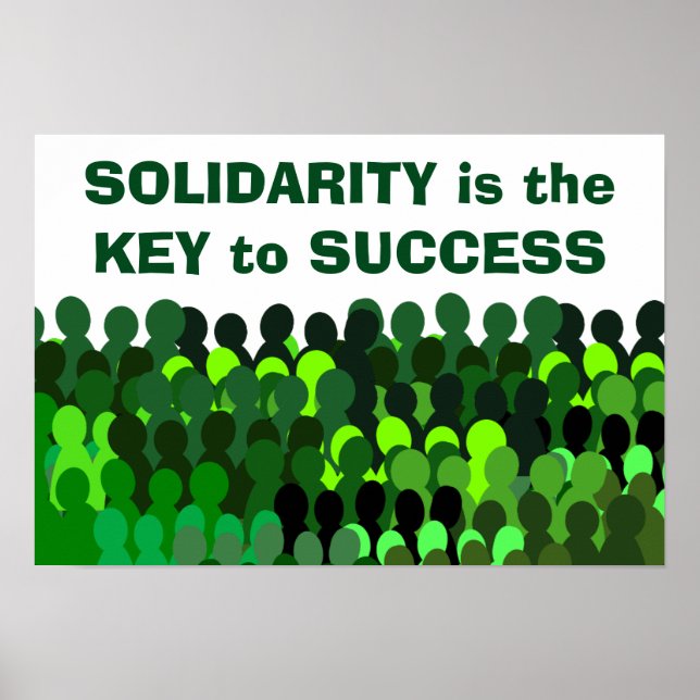 Solidaritet poster (Framsidan)