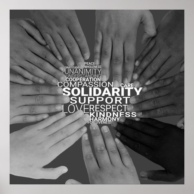 Solidaritet Poster (Framsidan)