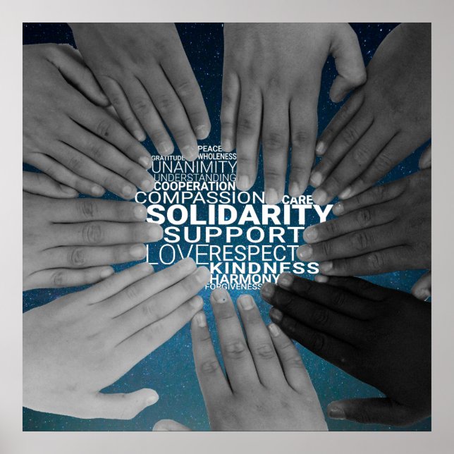 Solidaritet Poster (Framsidan)