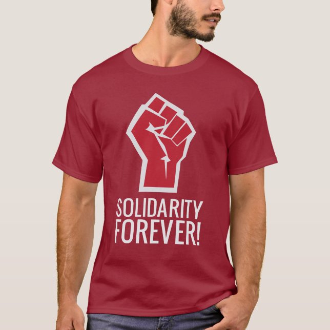 Solidaritetför evigt! t shirt (Framsida)